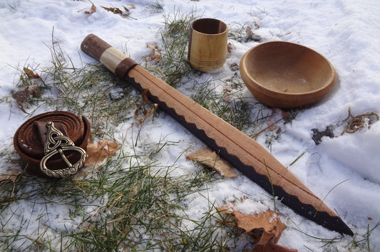 Fenris || Norse Viking Langseax with Wolf's Tooth Pattern