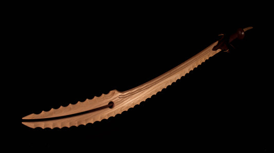 Rudra || Indian Basket Hilted Serrated Tegha