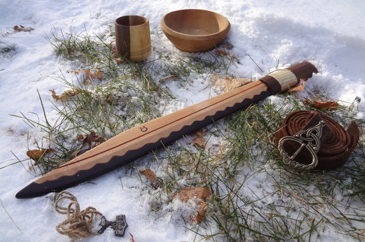 Fenris || Norse Viking Langseax with Wolf's Tooth Pattern