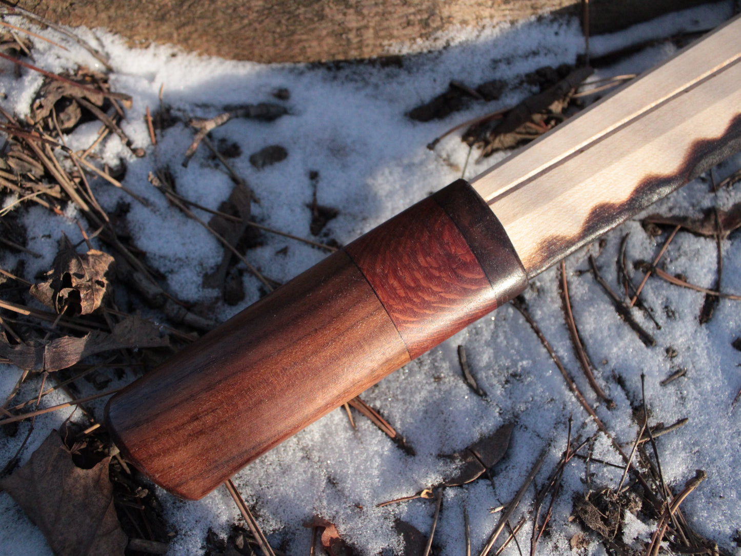 Fenris || Norse Viking Langseax with Wolf's Tooth Pattern