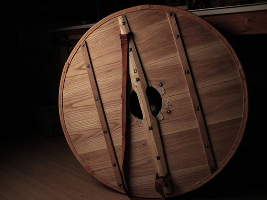 Breidr || Ash Planked Viking Round Shield