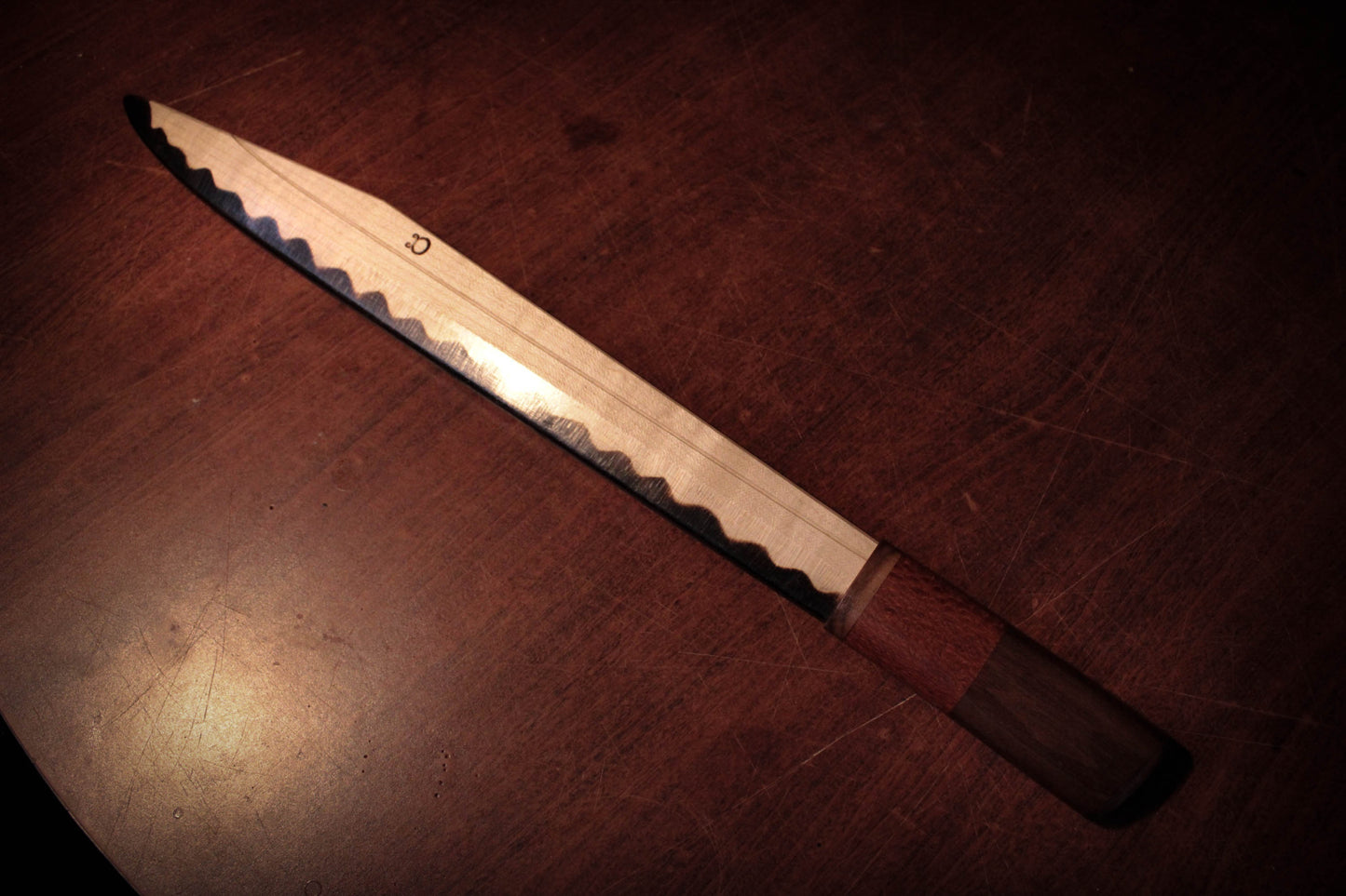 Fenris || Norse Viking Langseax with Wolf's Tooth Pattern