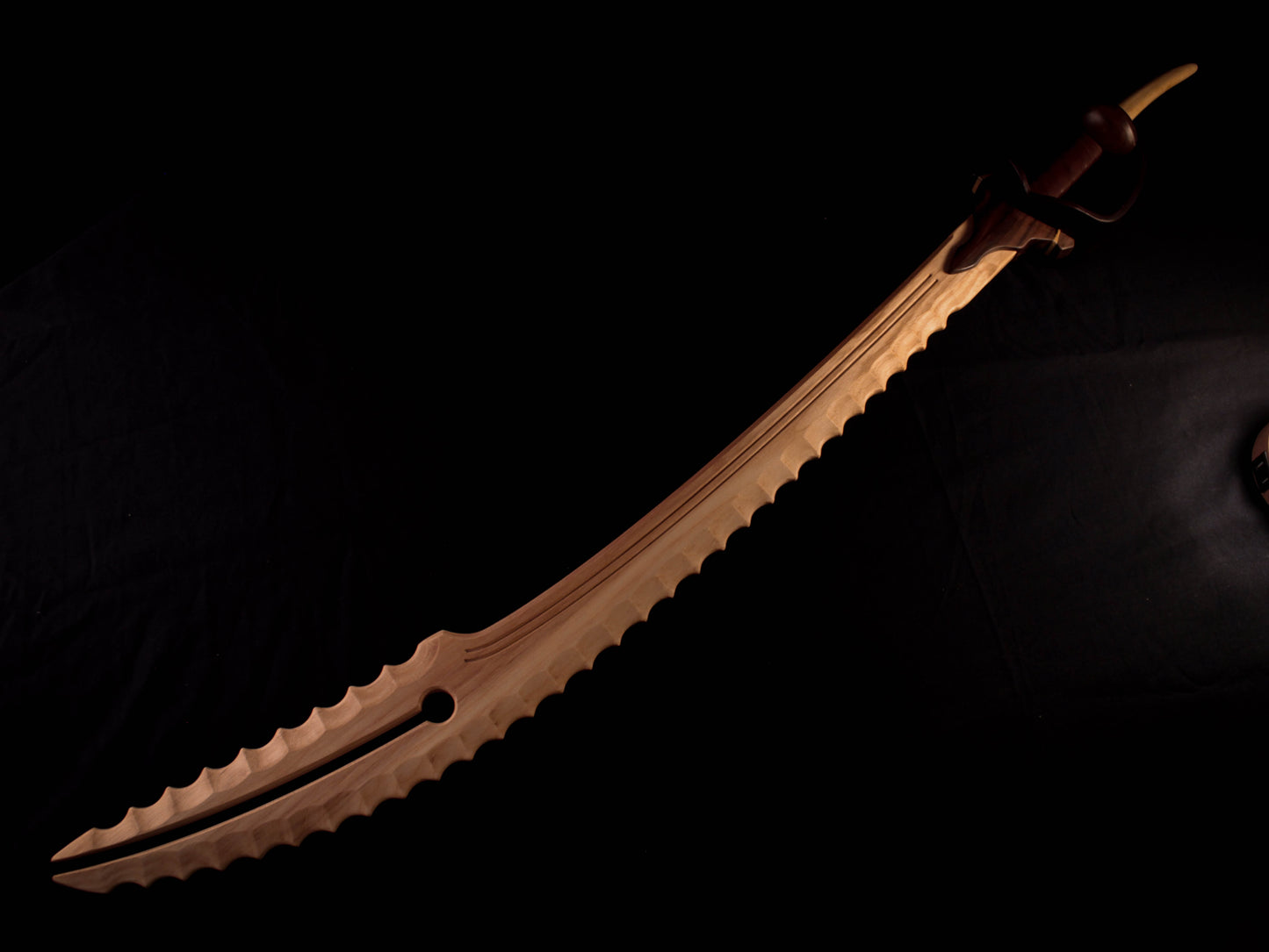 Rudra || Indian Basket Hilted Serrated Tegha