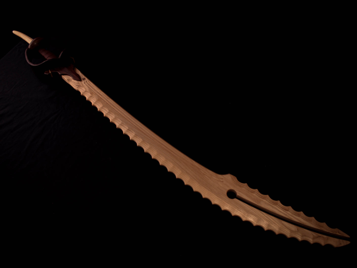 Rudra || Indian Basket Hilted Serrated Tegha